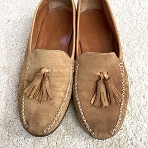 Salvatore Ferragamo leather Fringe men’s shoes